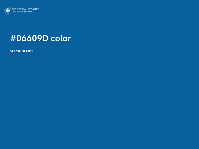 #06609D color image