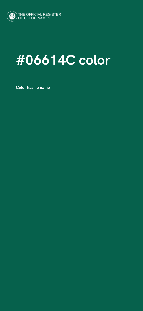 #06614C color image