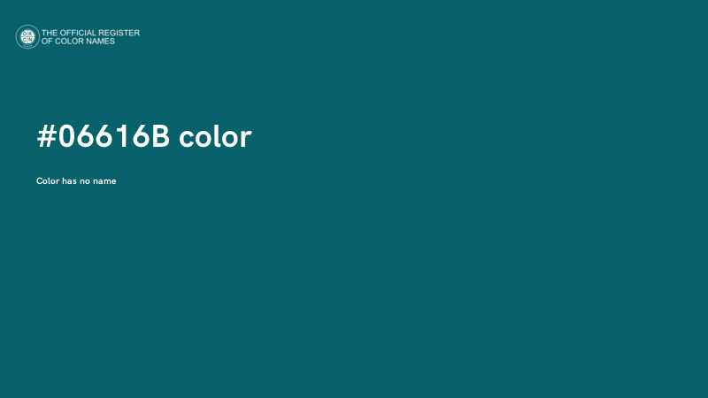 #06616B color image