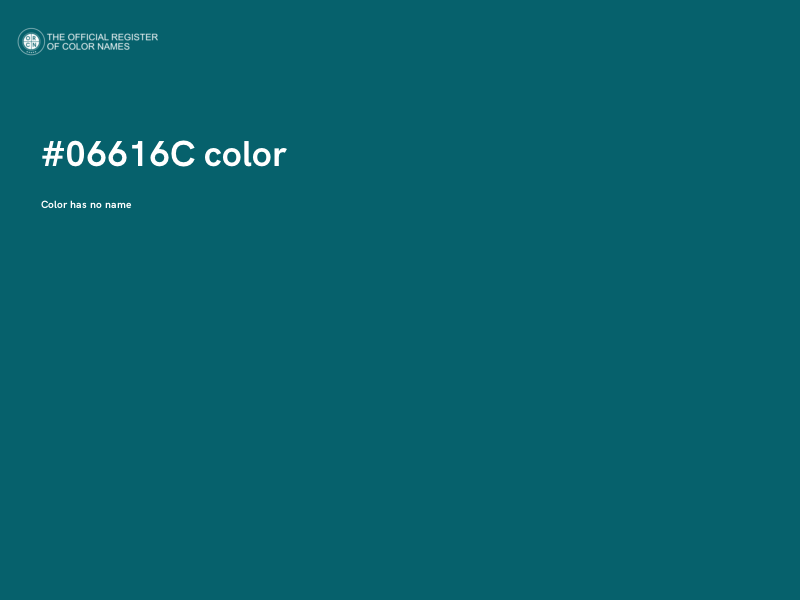 #06616C color image
