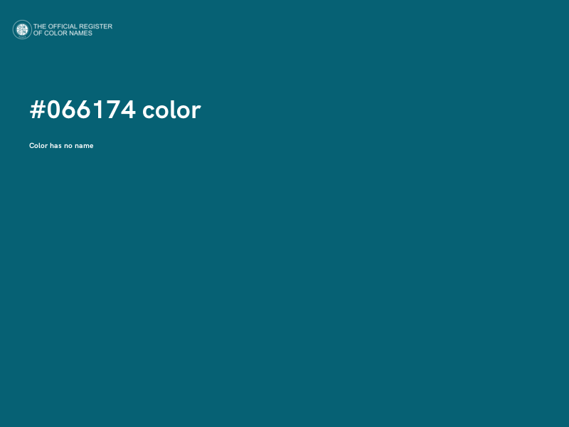 #066174 color image