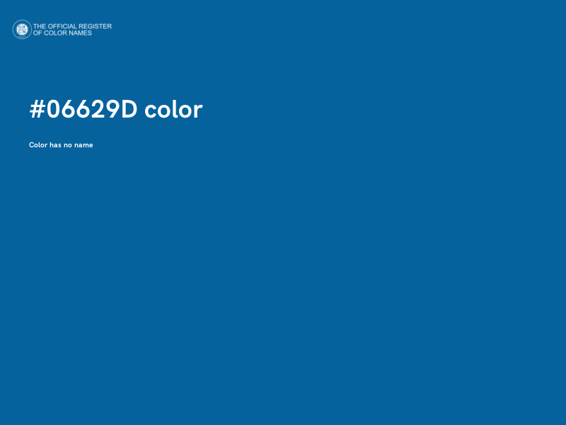 #06629D color image