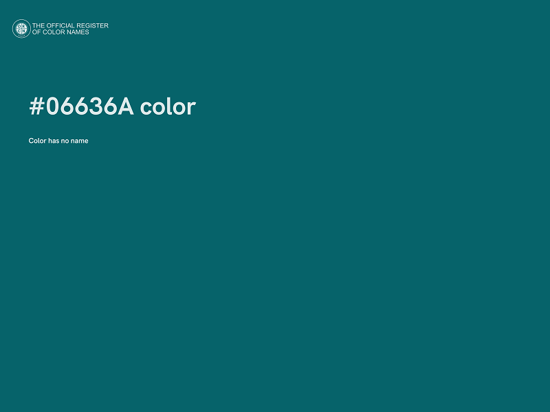 #06636A color image