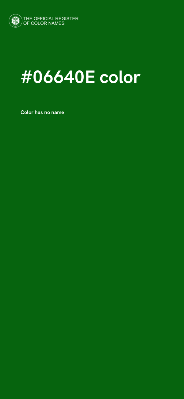 #06640E color image