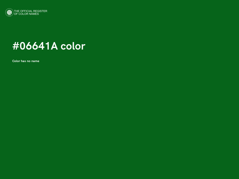 #06641A color image