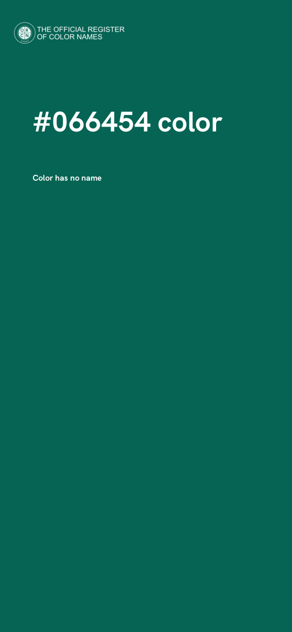 #066454 color image