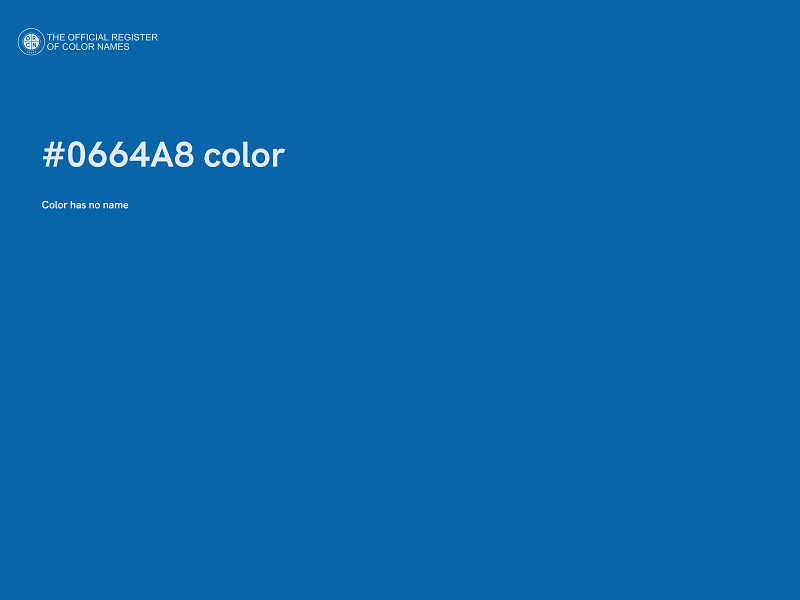 #0664A8 color image