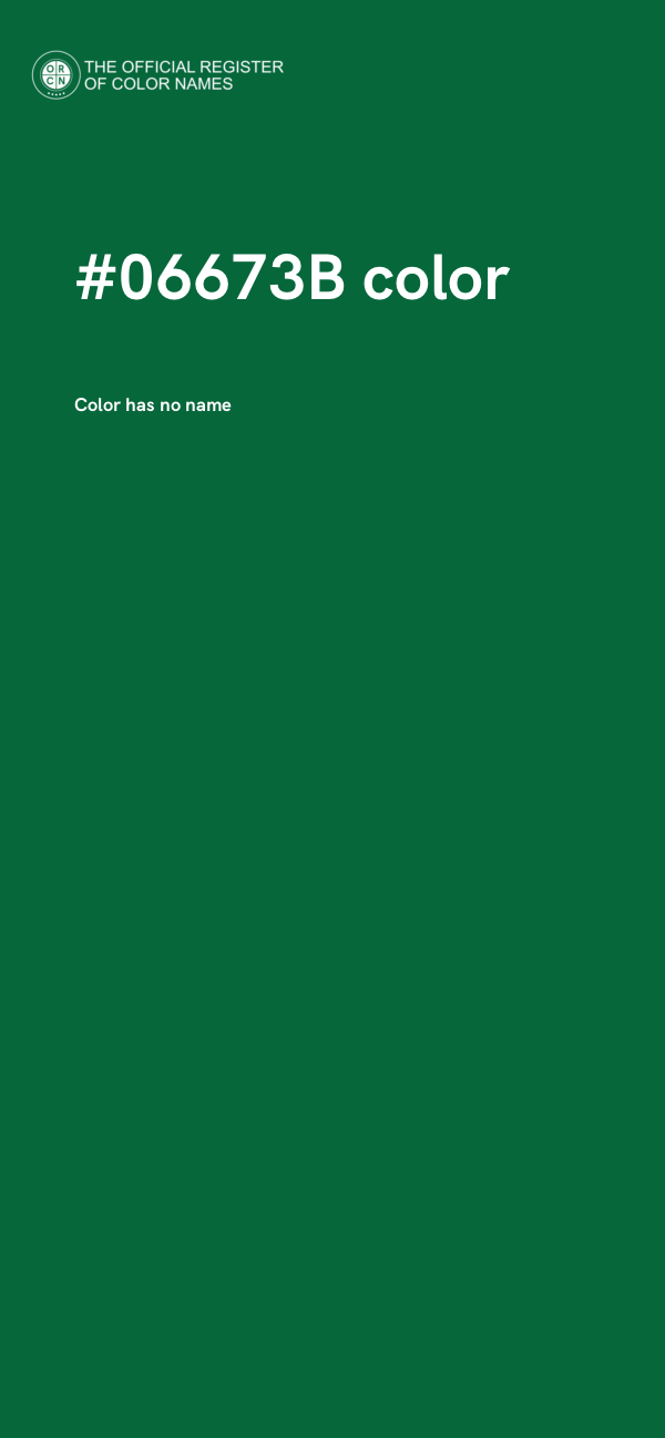 #06673B color image
