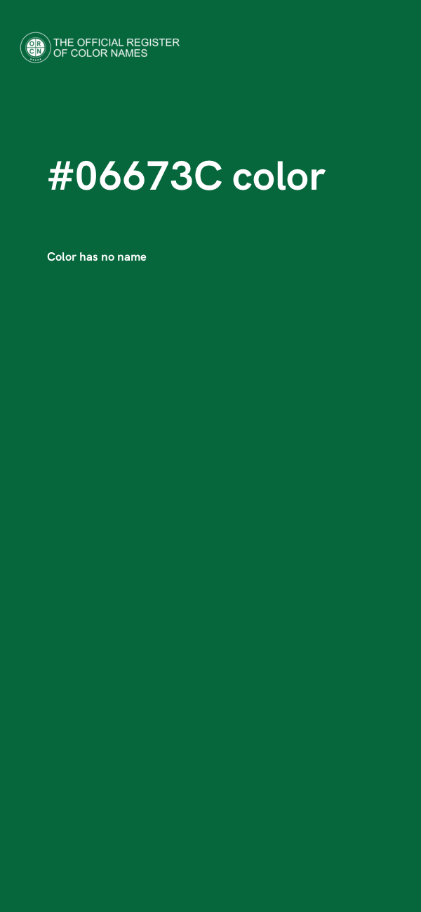 #06673C color image