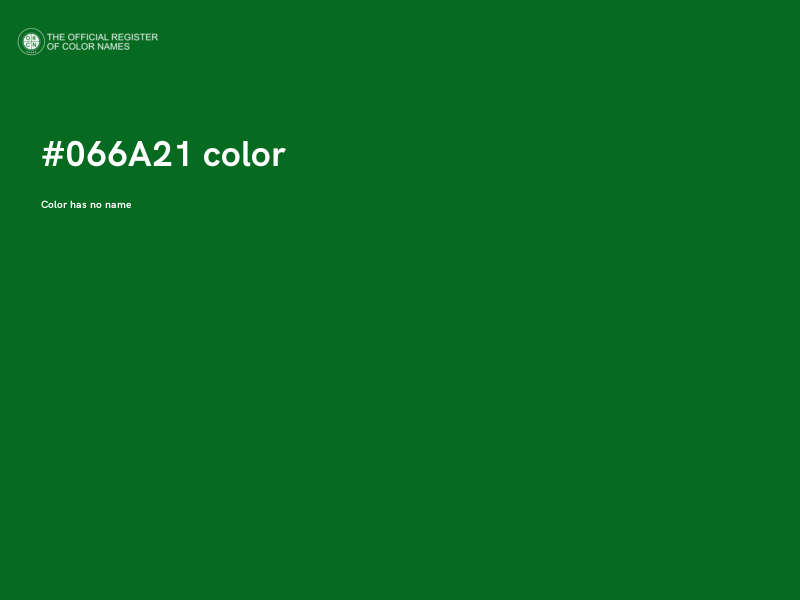 #066A21 color image