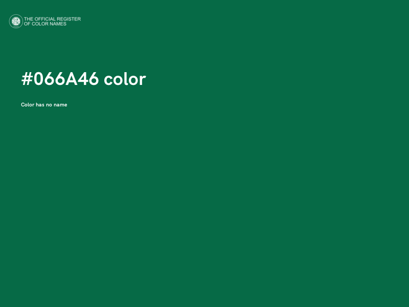 #066A46 color image