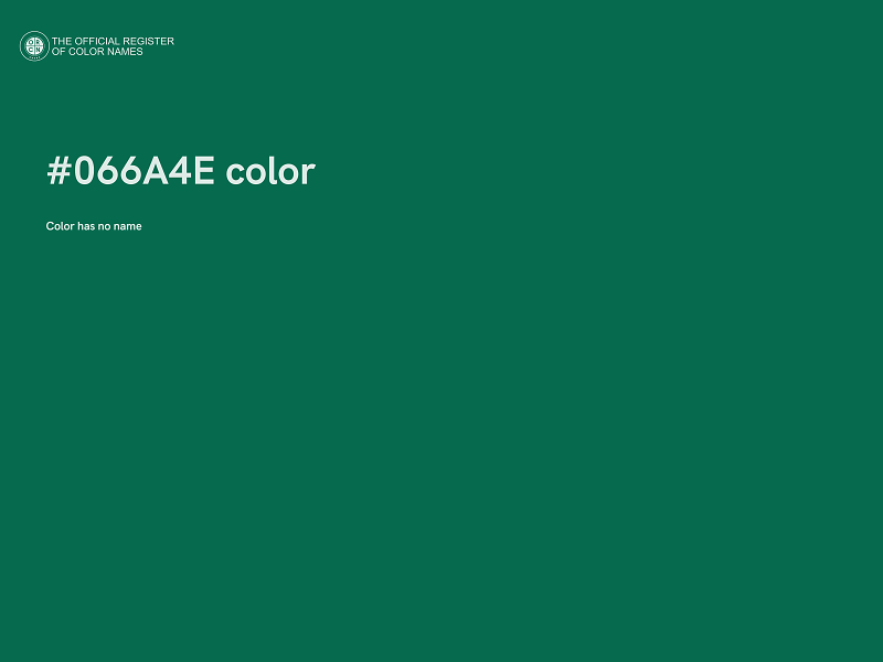 #066A4E color image