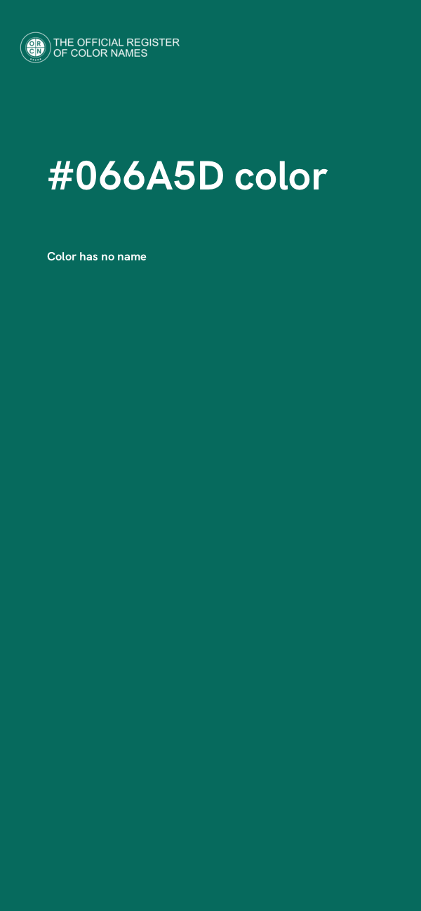 #066A5D color image