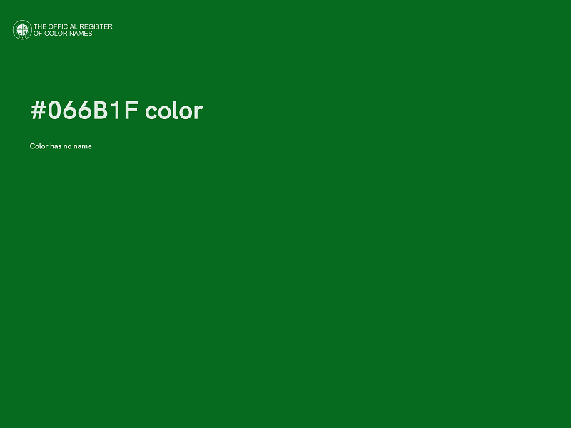 #066B1F color image