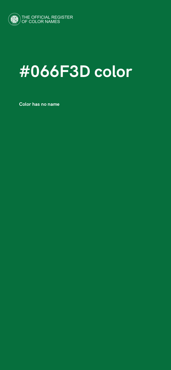 #066F3D color image