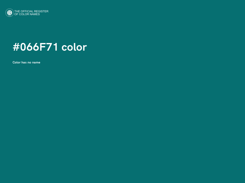 #066F71 color image