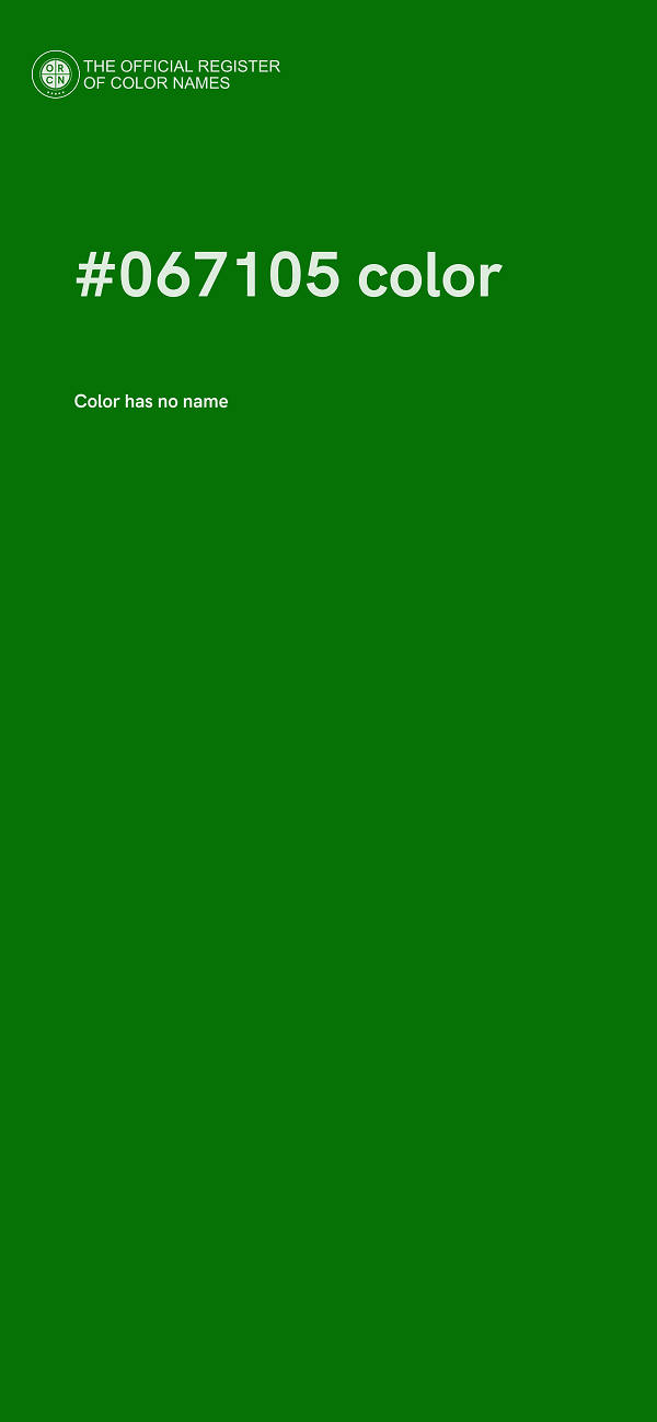 #067105 color image