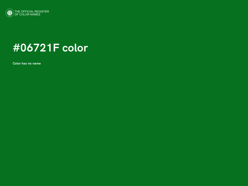 #06721F color image