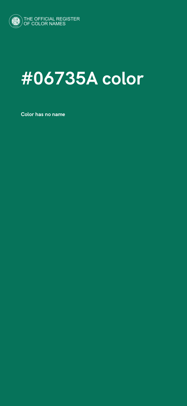 #06735A color image