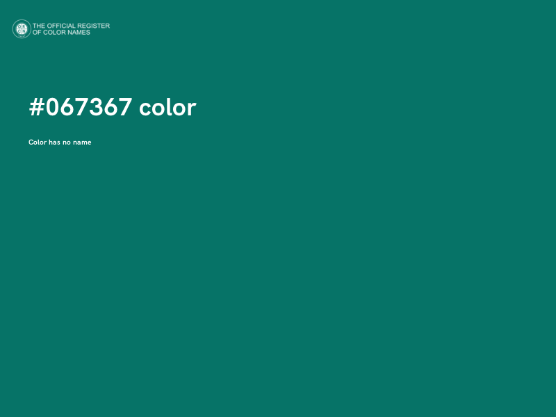 #067367 color image