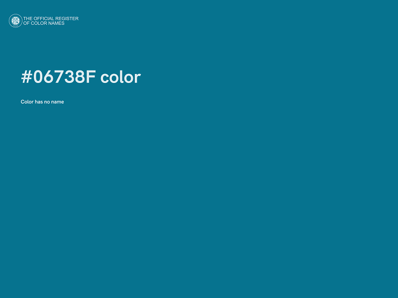 #06738F color image