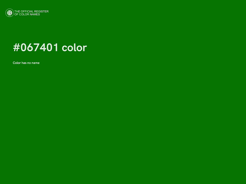 #067401 color image