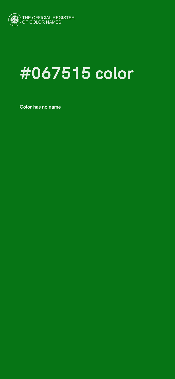 #067515 color image