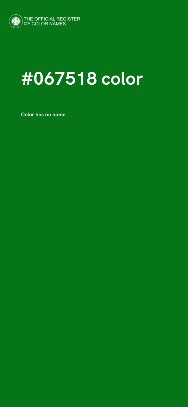 #067518 color image