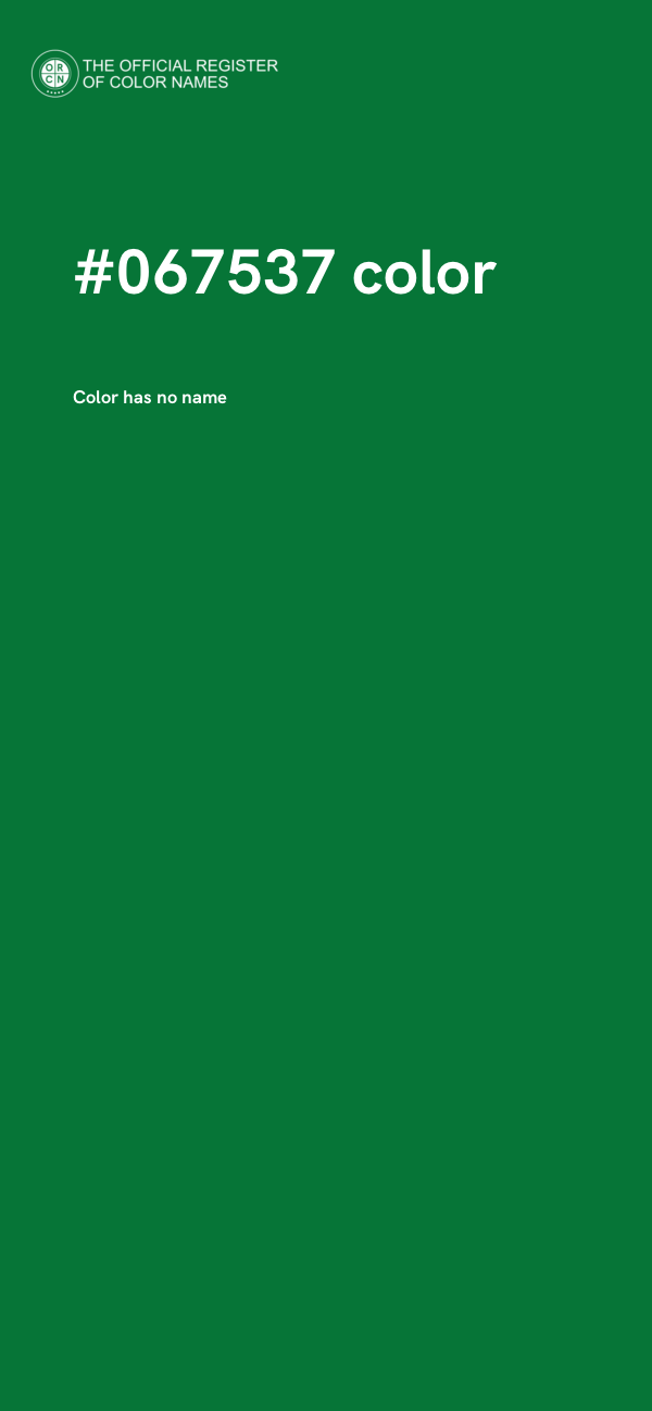 #067537 color image