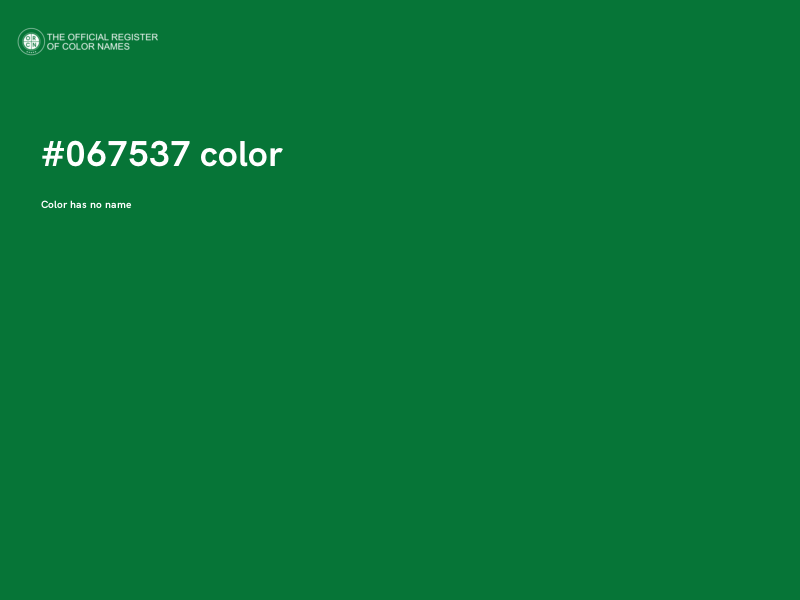 #067537 color image