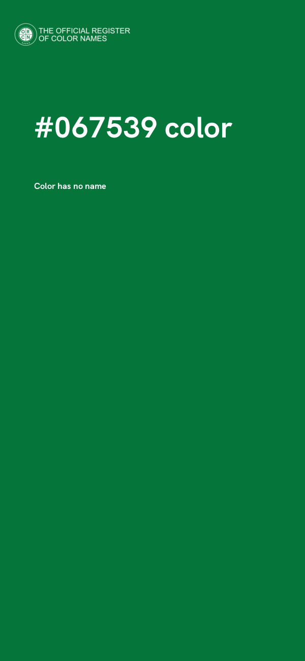 #067539 color image