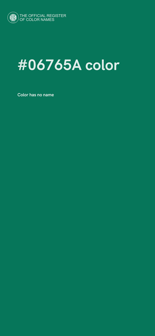 #06765A color image