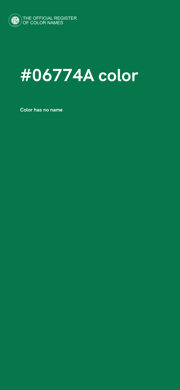 #06774A color image