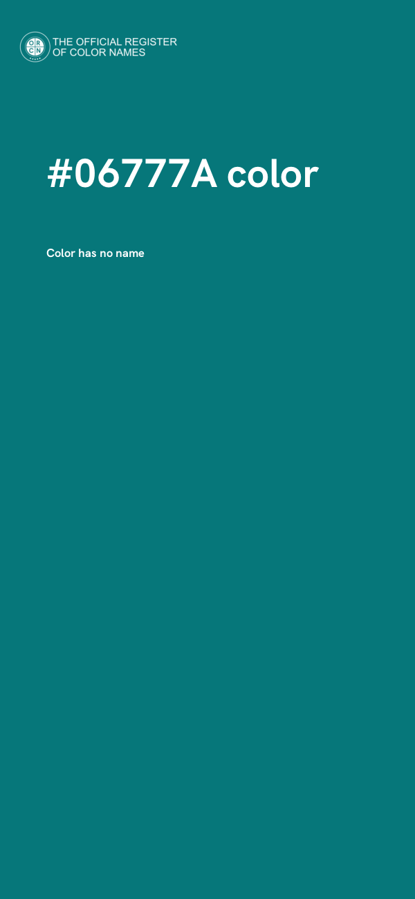 #06777A color image