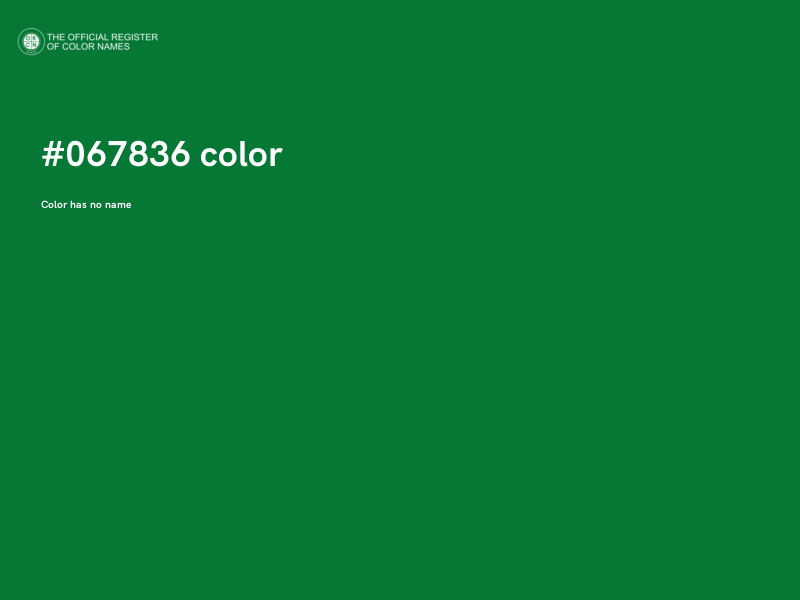 #067836 color image