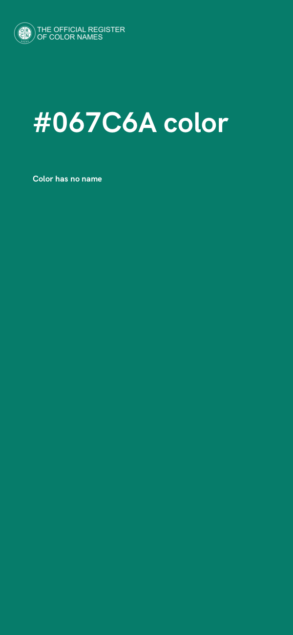 #067C6A color image