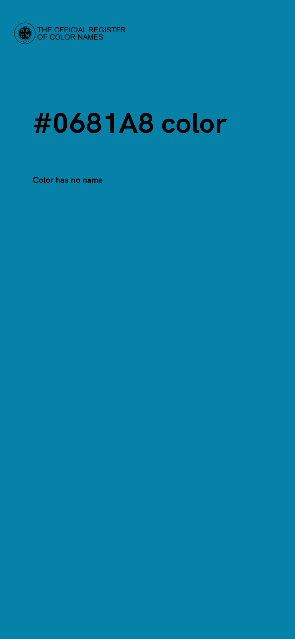 #0681A8 color image