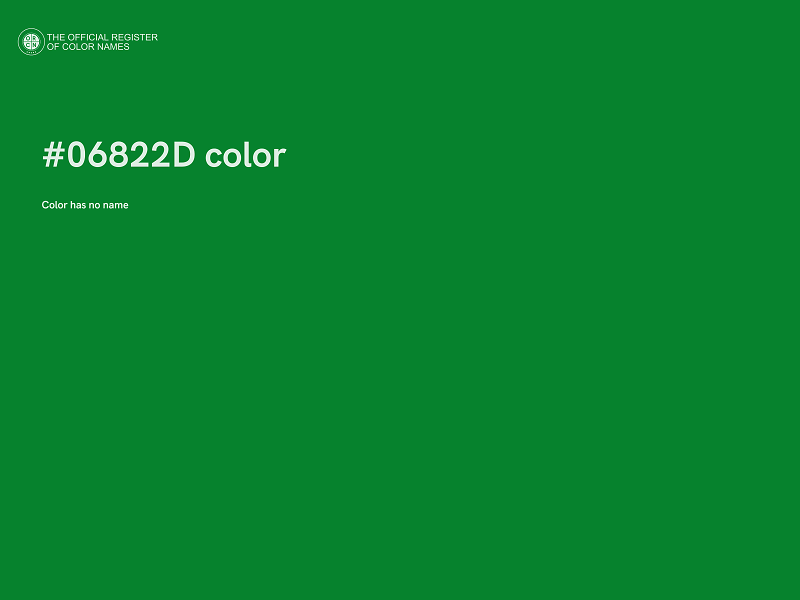 #06822D color image
