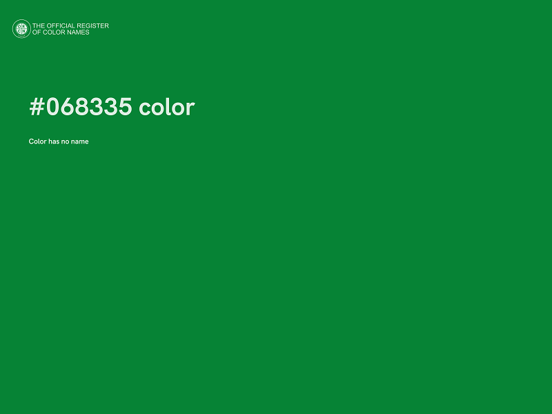 #068335 color image