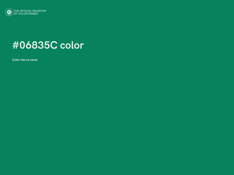 #06835C color image