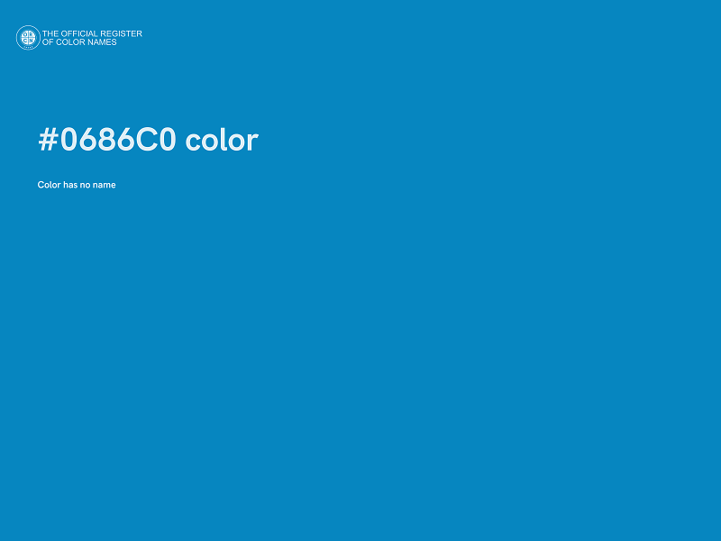 #0686C0 color image