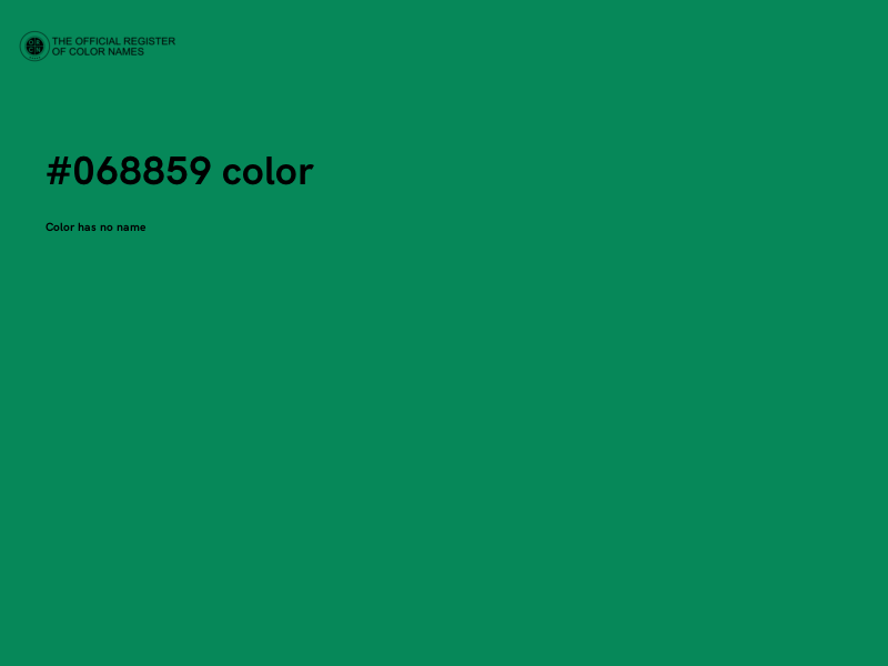 #068859 color image