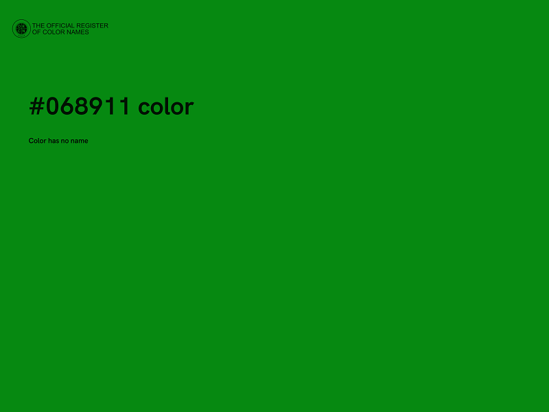 #068911 color image