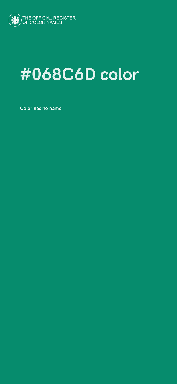 #068C6D color image