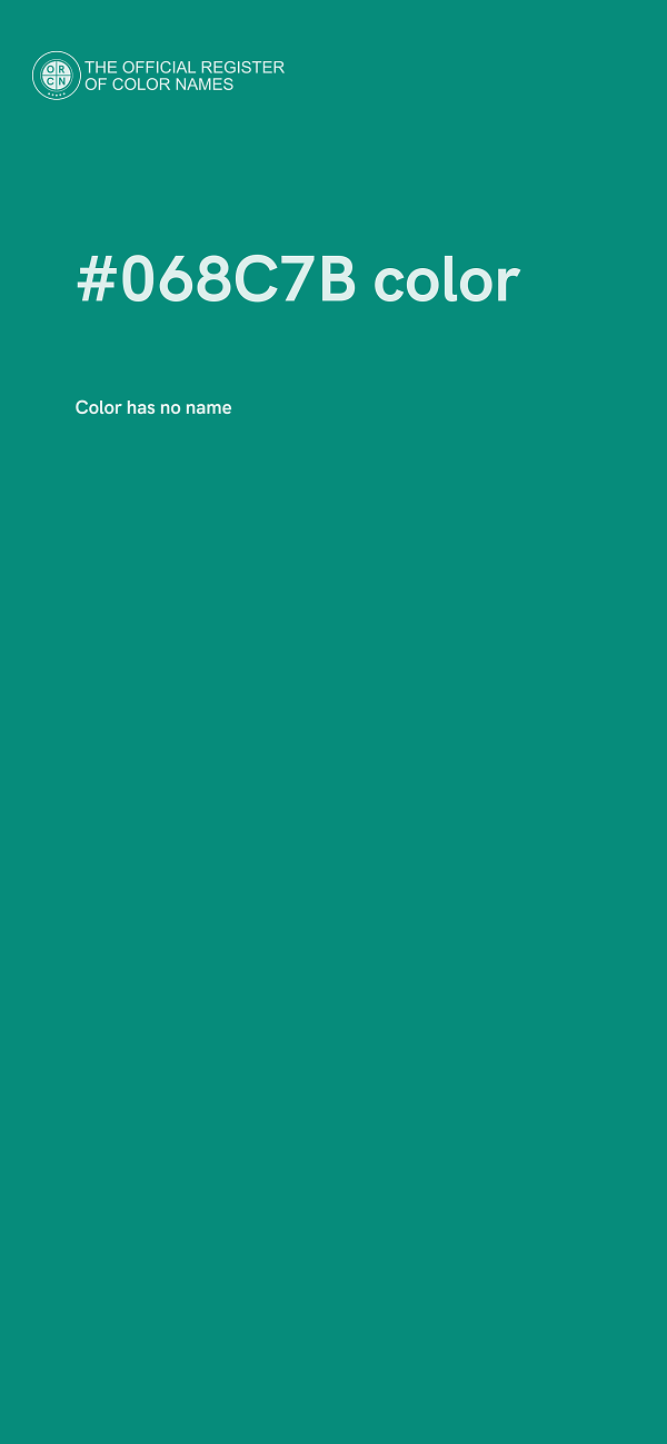 #068C7B color image