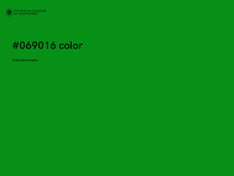 #069016 color image