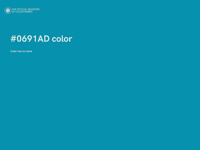 #0691AD color image