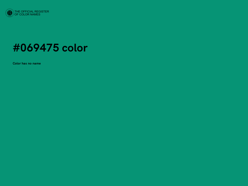 #069475 color image