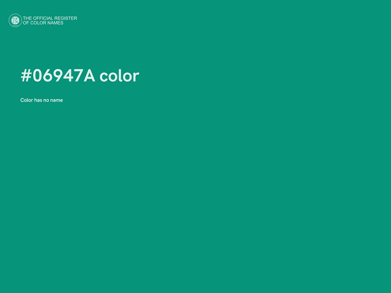 #06947A color image