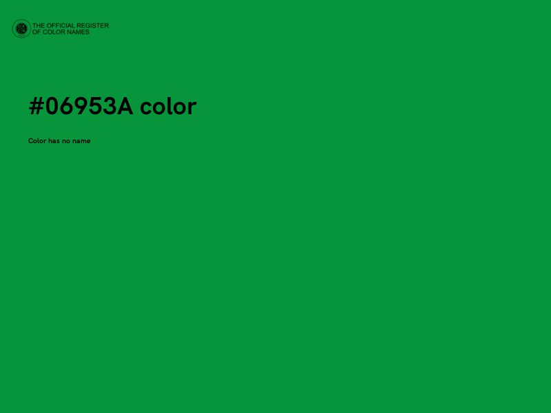 #06953A color image